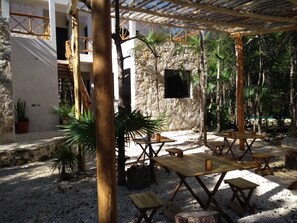 Breakfast area - Tooj Cheel Lodge Tulum (Tulum)