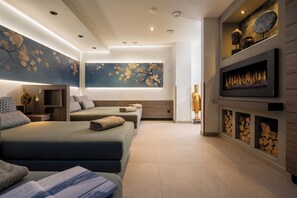 Sauna, hammam, massages aux pierres chaudes, gommages corporels