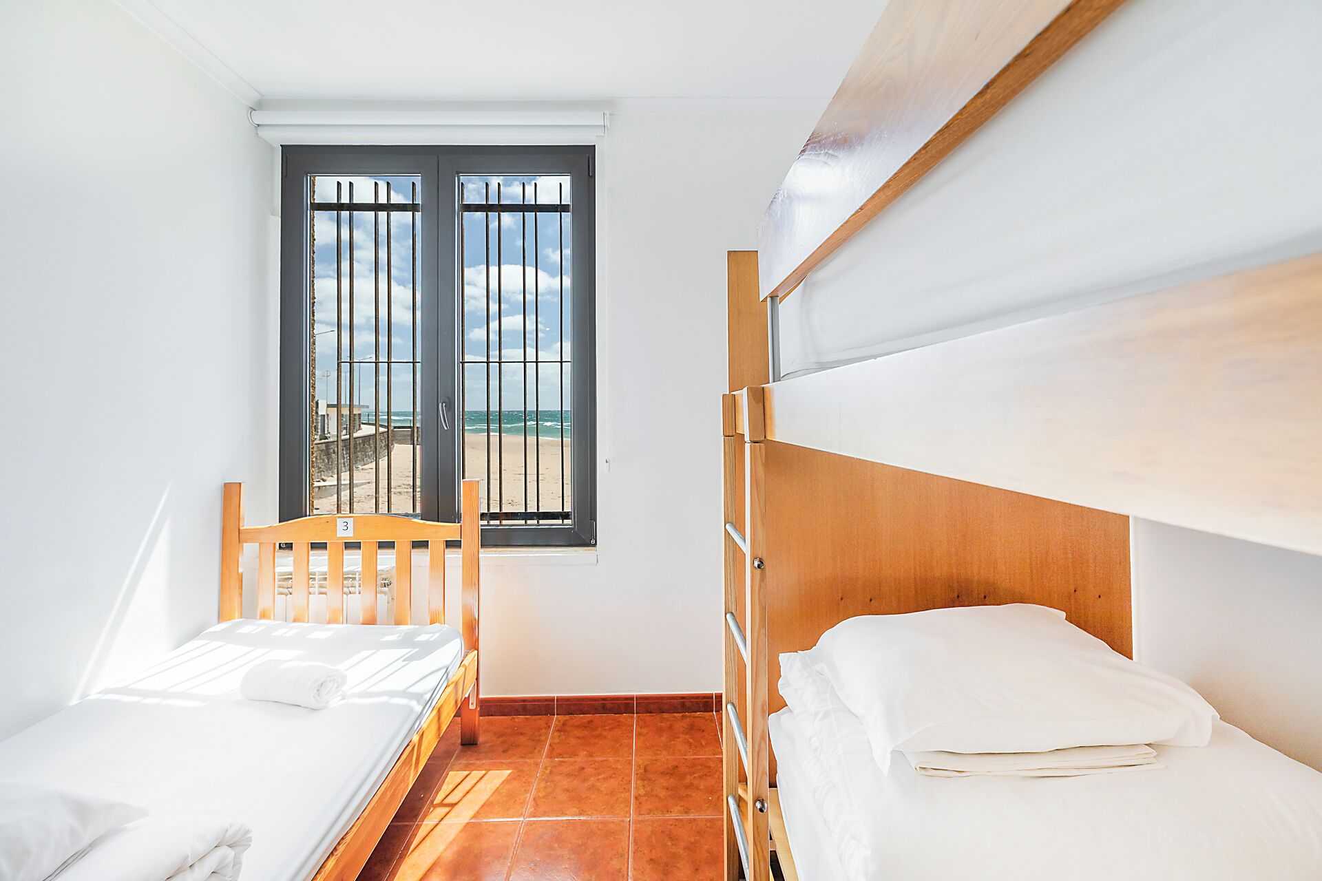 Blackout curtains, free WiFi, bed sheets, wheelchair access