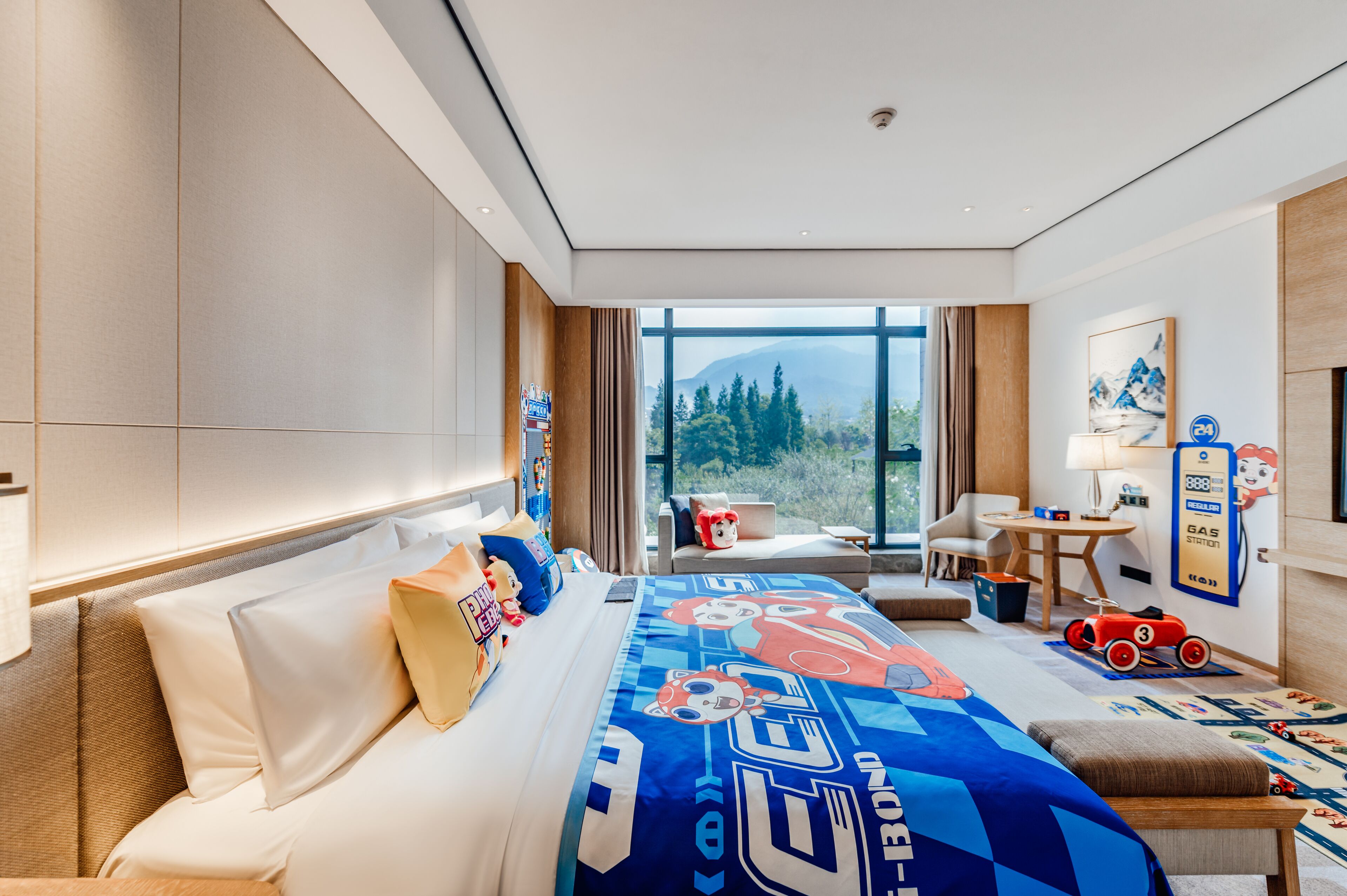 패밀리룸, 킹사이즈침대 1개 (Family Room) | 1 개의 침실, 오리/거위털 이불, 객실 내 금고, 책상