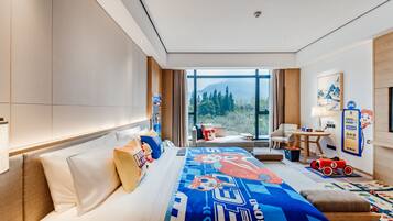 패밀리룸, 킹사이즈침대 1개 (Family Room) | 1 개의 침실, 오리/거위털 이불, 객실 내 금고, 책상