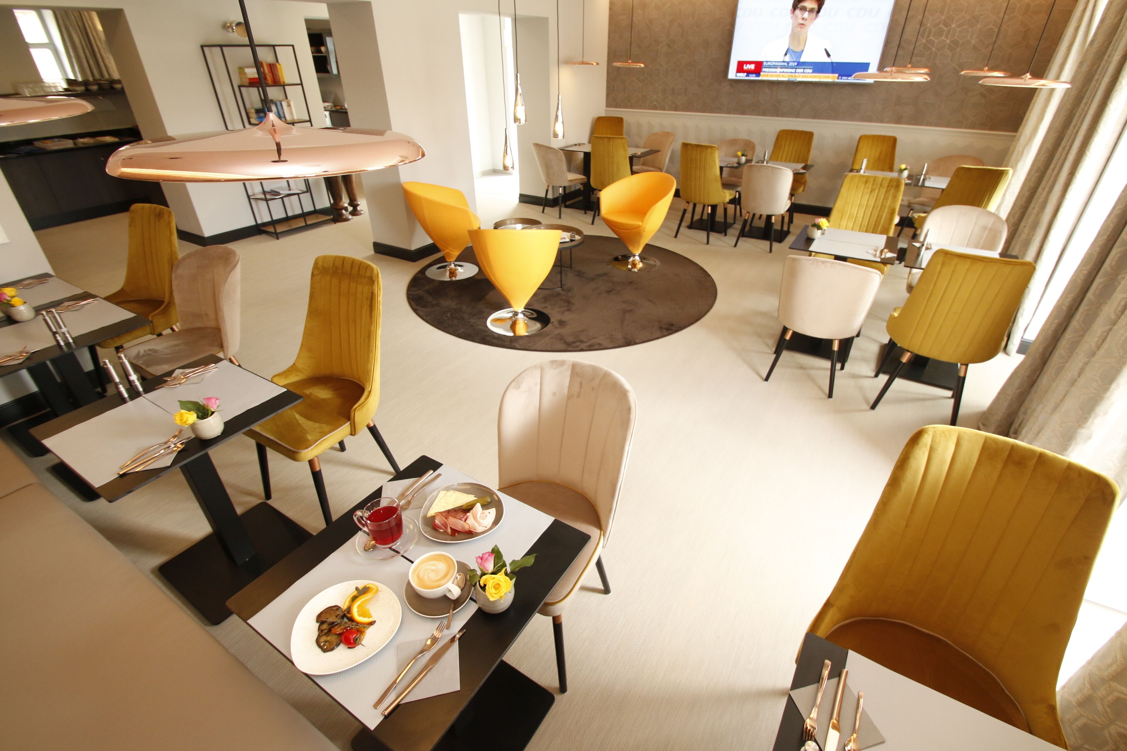 daily buffet breakfast (eur 11.40 per person)