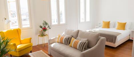 Premium bedding, individually decorated, individually furnished