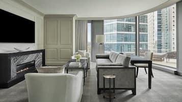 65-inch plasma TV with digital channels, TV, iPad