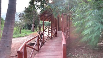 Deluxe Chalet, Multiple Beds, Non Smoking, Mountain View | Terrace/patio