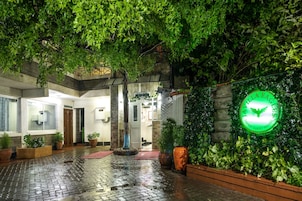 Front of property – evening/night