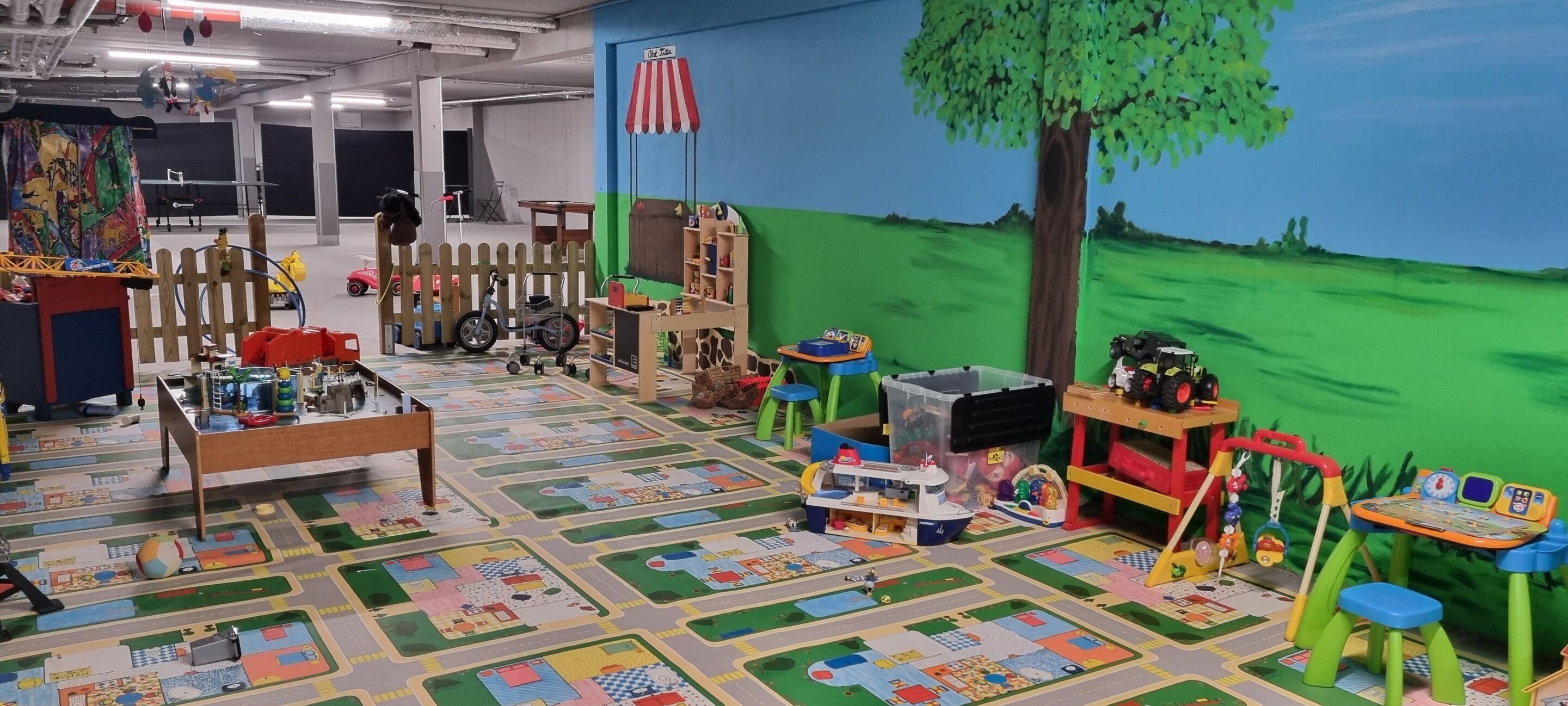 Zona de juegos infantil al aire libre