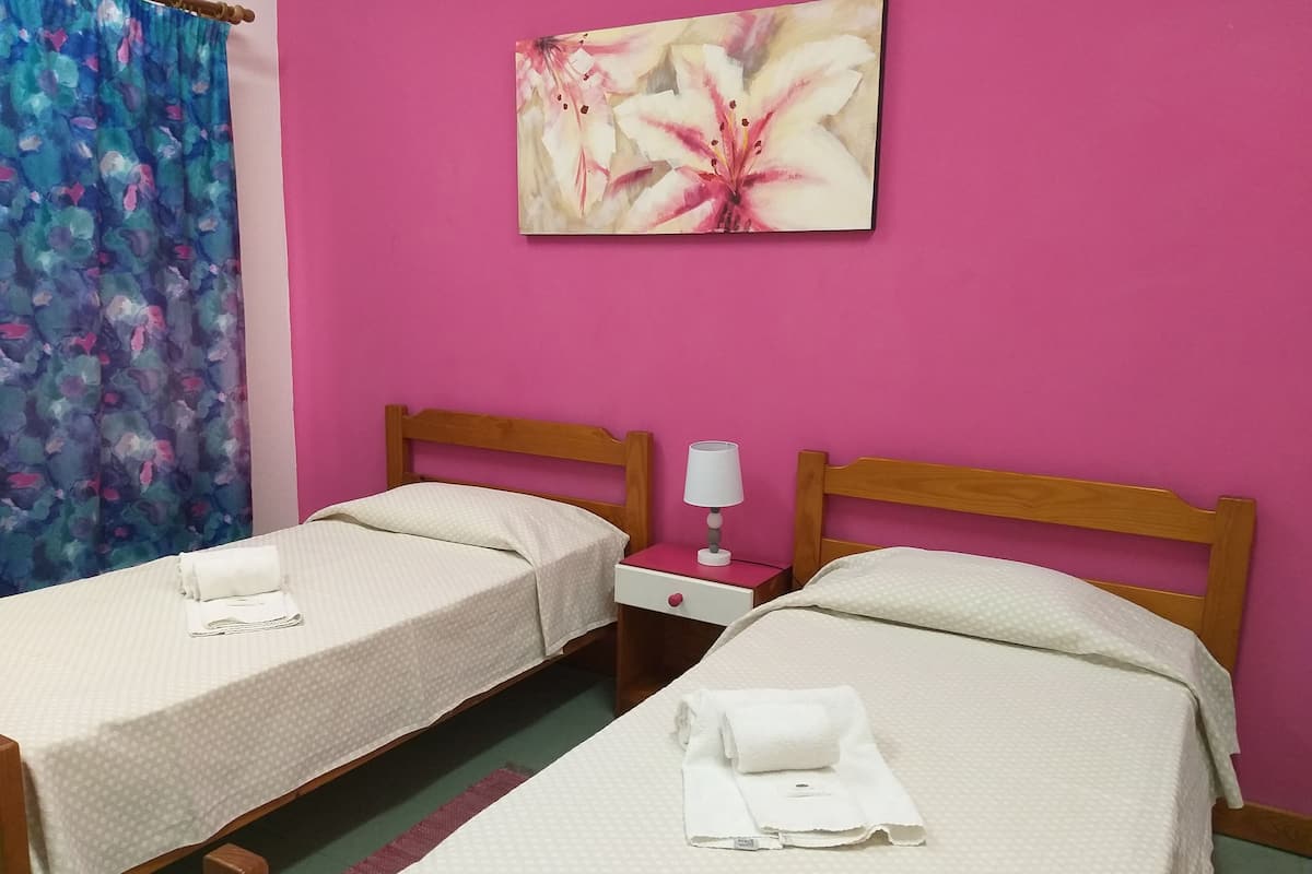 Twin Room, Shared Bathroom | Iron/ironing board, free WiFi