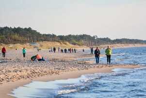 On the beach, white sand, beach bar, sailing