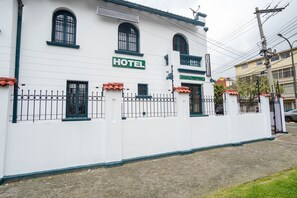 Fassade der Unterkunft