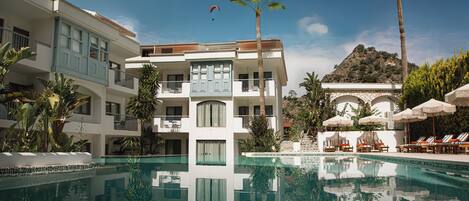 Majoituspaikan julkisivu