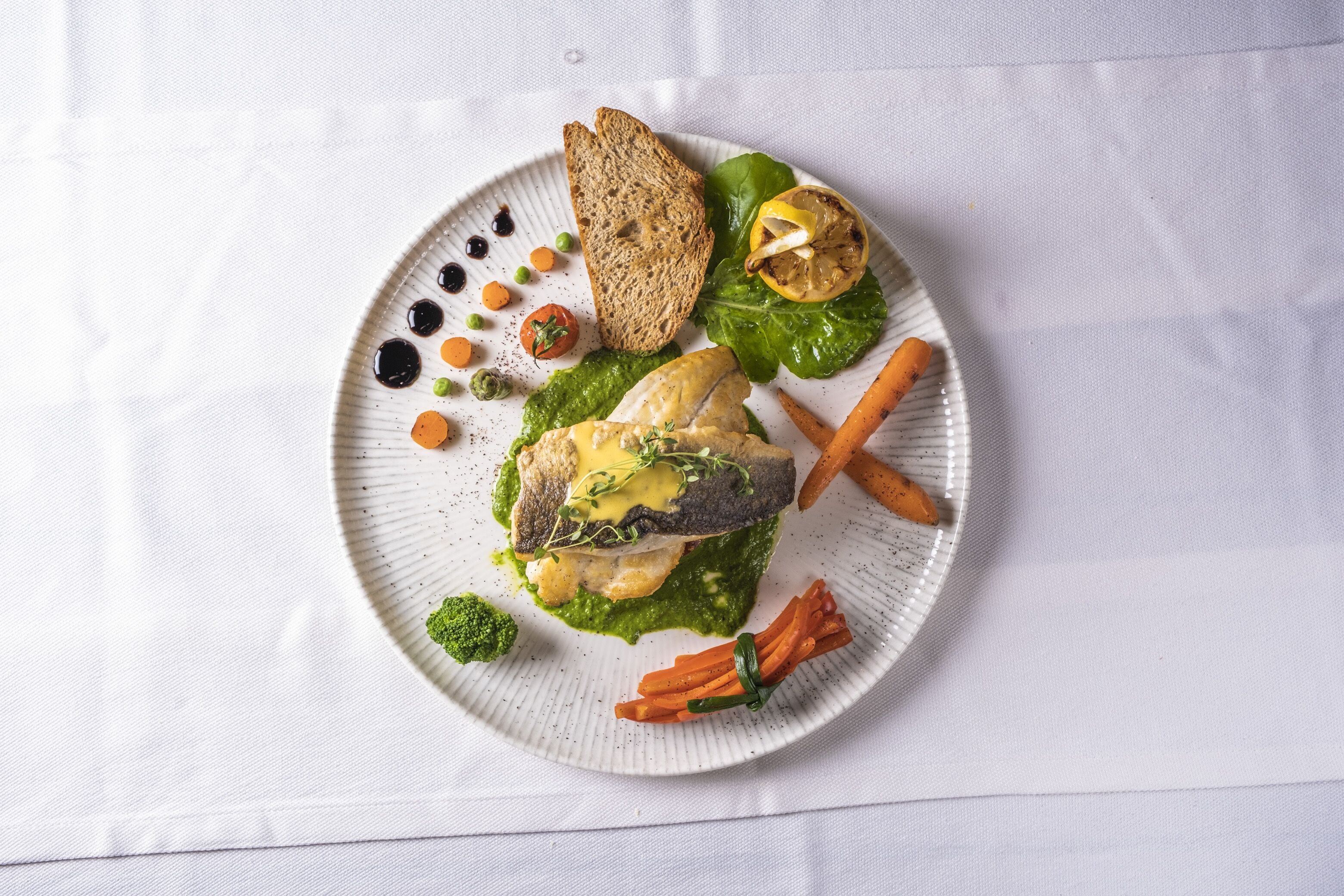 breakfast, lunch and dinner served