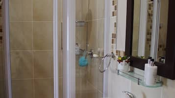Ducha, cabezal de ducha tipo lluvia, artículos de tocador gratuitos