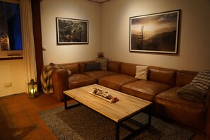 Smart-TV, Kamin, DVD-Player, Tischtennisplatte