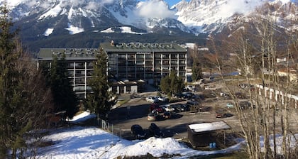 Right on the ski slope leading to the new Hartkaiserbahn in Ellmau.