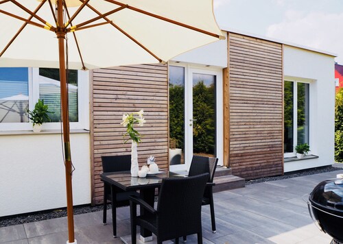 Rental Nordhausen Südharz resin bungalow cottages Accommodation Garden