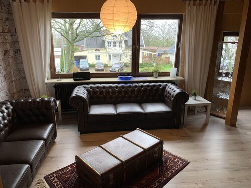 100sqm 3-star vacation apartment, near Weser beach+North Sea, quiet+beautiful location