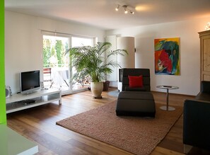 Televisión, reproductor de DVD, libros, biblioteca de música