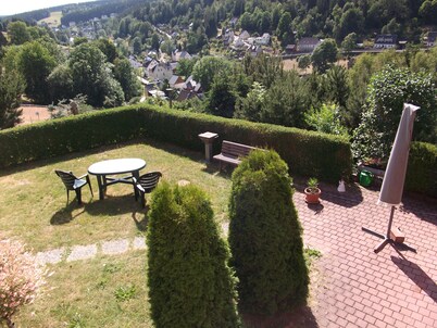 unique, beautiful view over the Erz Mountains