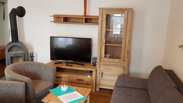 Fernseher, Kamin