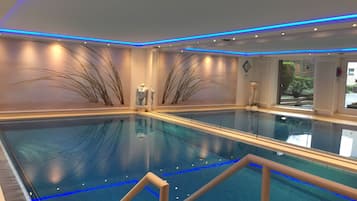 Indoor pool, a heated pool