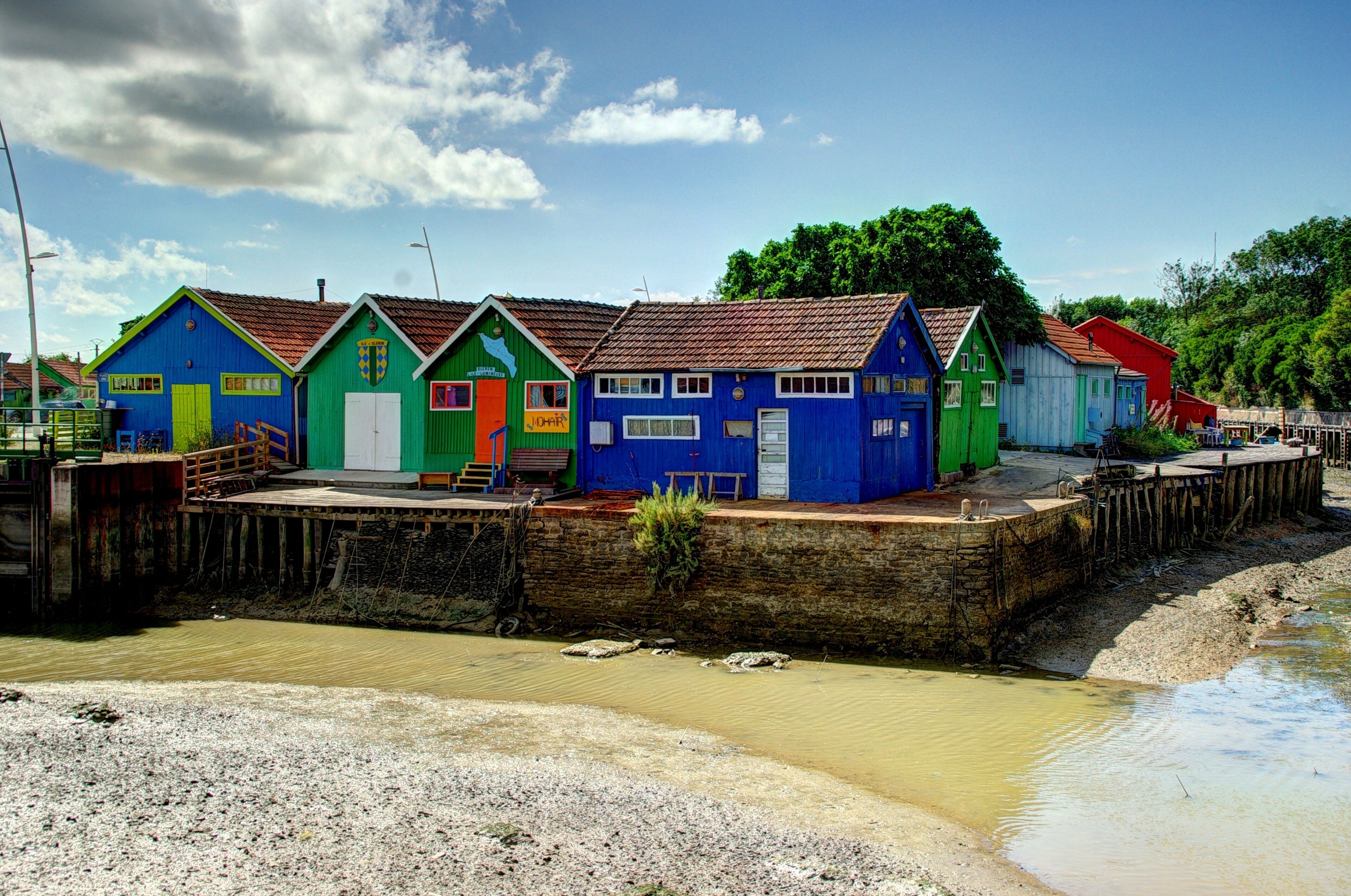 les cabanes de pêcheurs sur l'Ile d'Oleron