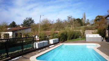 Utomhuspool och uppvÀrmd pool