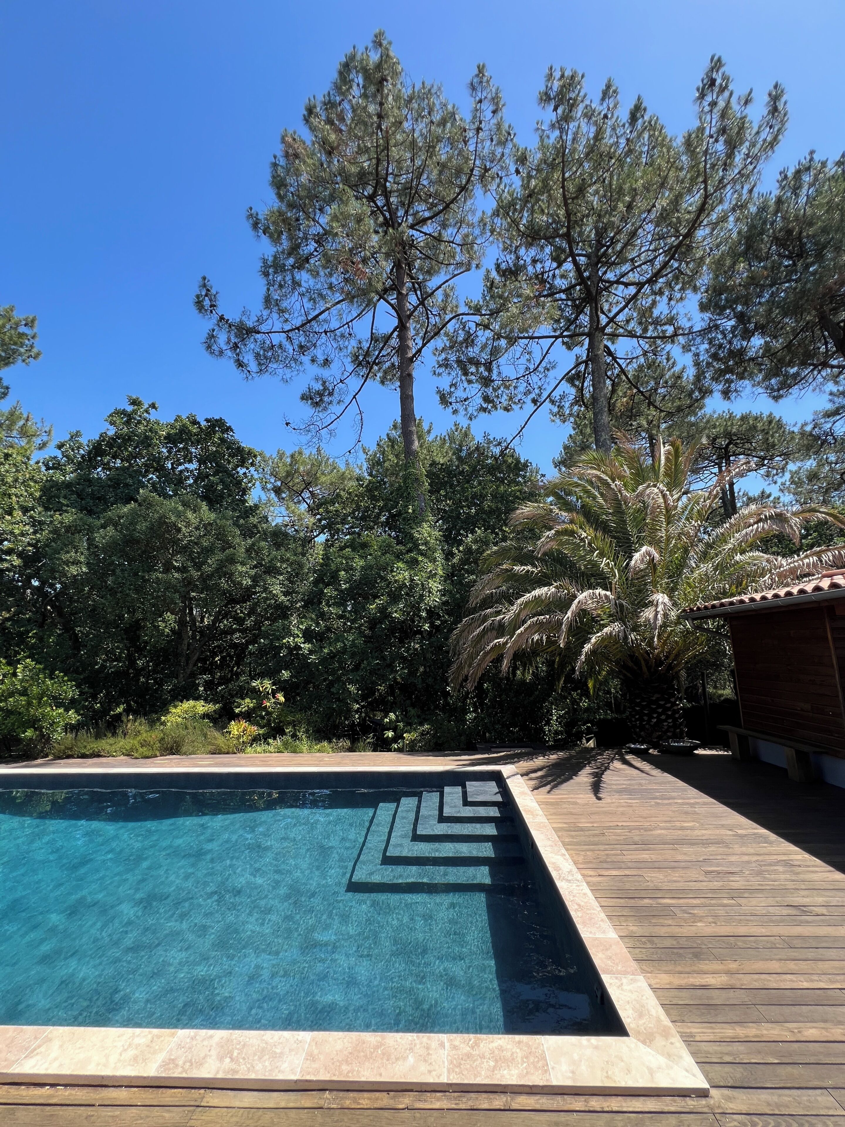 Alberca al aire libre y alberca climatizada