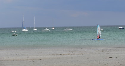FISHERMAN HOUSE LOCTUDY Zahlt Bigouden auf einer Ebene Beach 600m South Expo WIFI Bikes