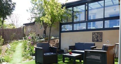 Loft 3 * teilweise Troglo, Innenstadt, Parkplatz, Garten, herrliche Aussicht, 4/5 Pers