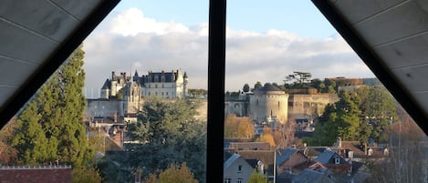 Vue depuis lâhĂ©bergement