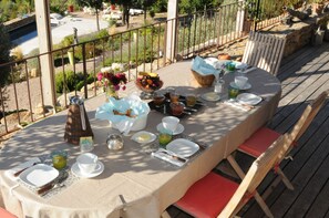 Opções para refeição ao ar livre