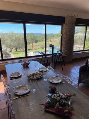 Dining - Domaine in Provence, vinyard (Lorgues)