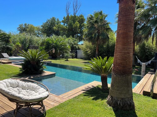 Villa 5 âïž 50m from the beach with heated infinity pool