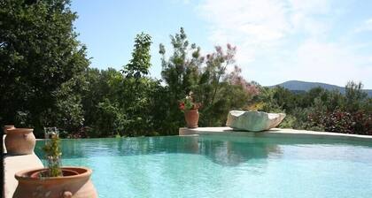 Villa with infinity pool.