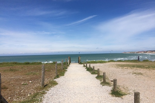 Beach nearby, sun-loungers