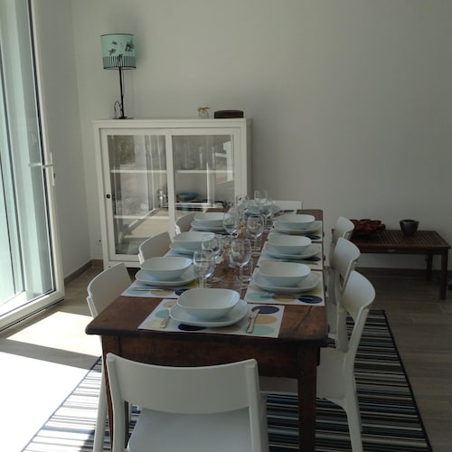 Apartment-house in Wimereux, 50m from the beach with garden, garage and wi fi
