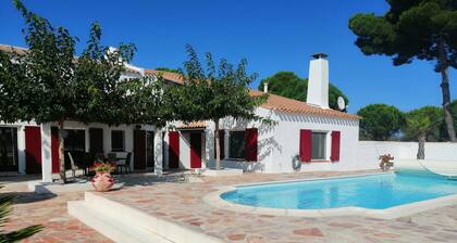 Farmhouse with pool, in the heart of the Camargue, 4 km from the village, closed