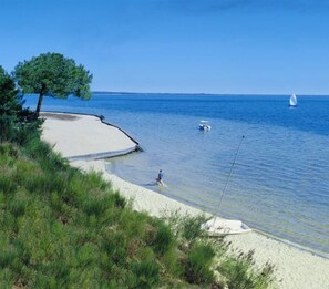 Beach nearby - Cabin-style house on the Cazaux canal (15 min from Arcachon) with private pontoon (La Teste-De-Buch)