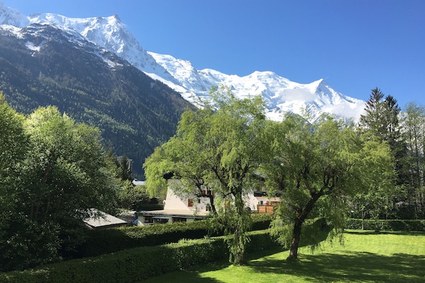 La vue sur le Mont-Blanc!