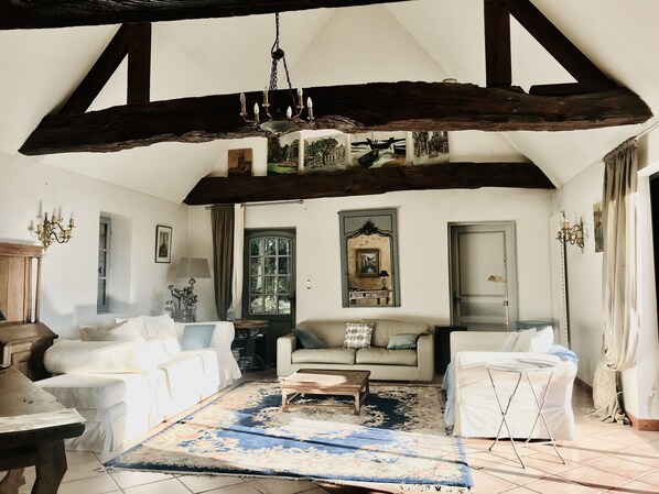 TV, DVD player, books, music library - Beautiful house,Périgord Noir, easy for several couples (Auriac-Du-Périgord)