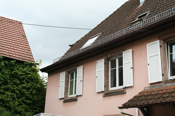maison vue sur l'appartement