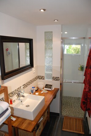 Duschwanne, Haartrockner, Toilettenpapier