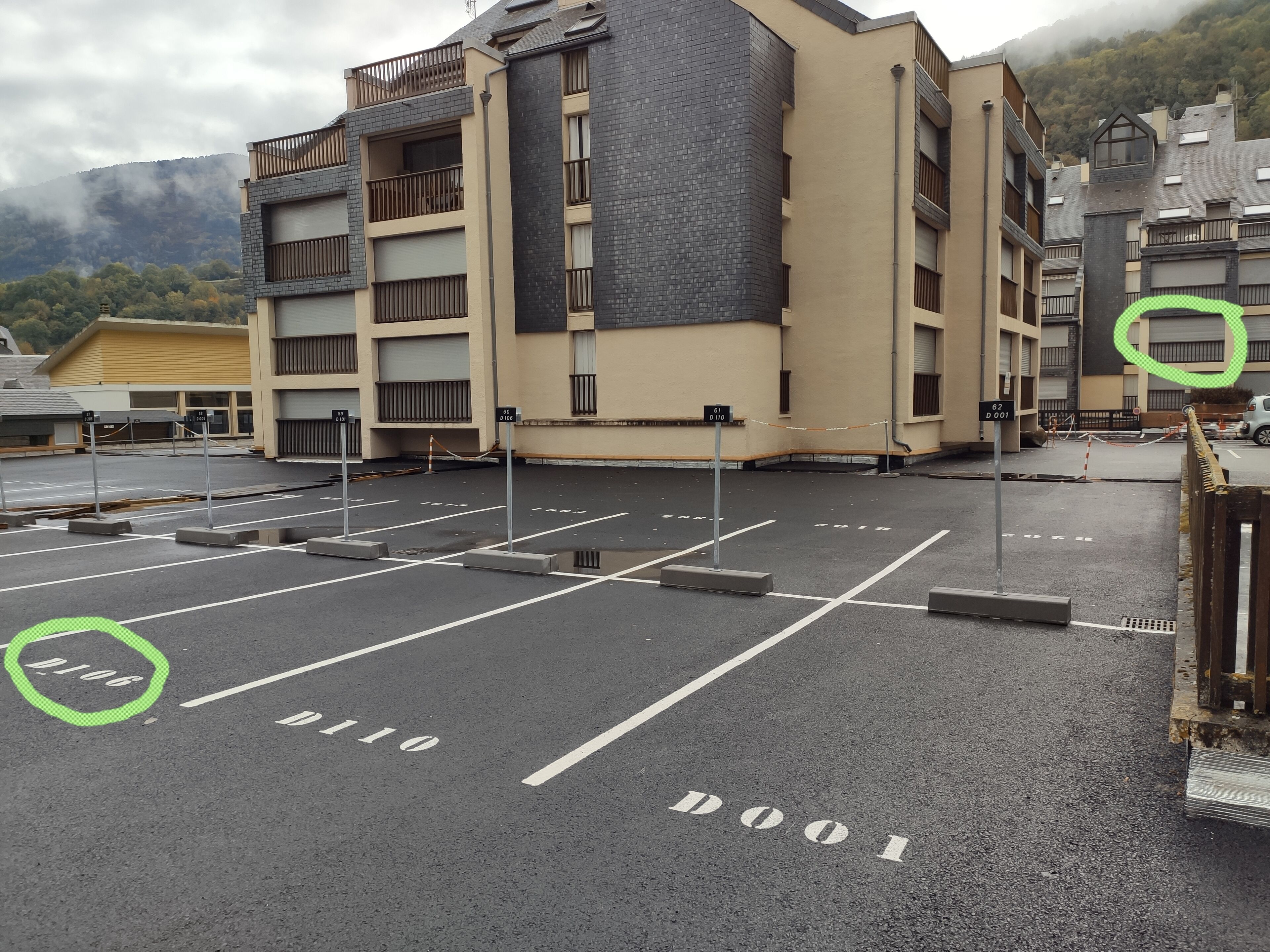 Enceinte de l’hébergement