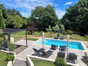 Outdoor pool - DETACHED VILLA FOR 6 PEOPLE TOURVES ALL COMFORTS (Tourves)
