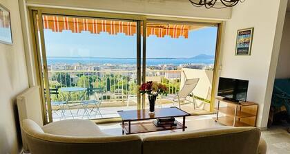 wohnung 90 m2 - 3/4 zimmer .. mit meerblick 160 ° .. 20m2 meerterrasse