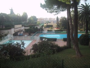 Piscine extérieure, piscine chauffée