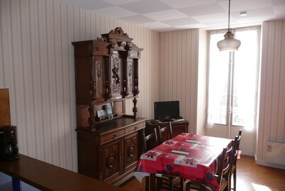 Flat in a building in the middle of the town