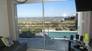Interior - Luxury villa, exceptional sea view, heated pool, May to October 4 bathrooms (Fitou)