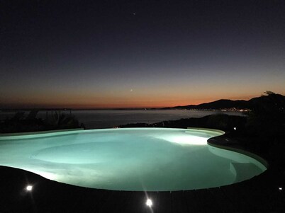 SoleVilla Sole Rossu furnished 5 * - Panoramic sea view ☀️ Heated pool